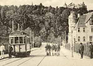 Ende der Argelanderstr. Richtung Venusberg 1904